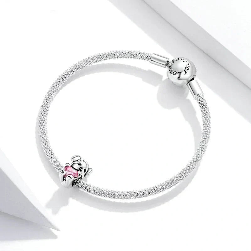 i-love-my-dog-charm charm Jewelry fits Pandora bracelet affordable