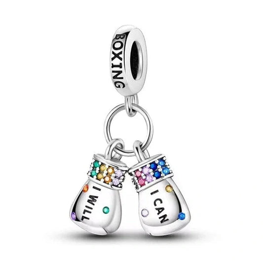 jewlouli i-will-i-can-boxing-gloves-dangle-pandora-charm-jewelry__ fits pandora bracelet