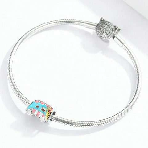 ice-cream-truck Jewelry fits Pandora bracelet charm affordable