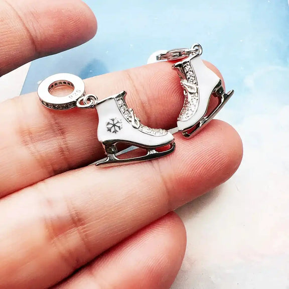 Ice Skate Charm - ice-skate-charm Jewelry Pandora fits bracelet affordable charm