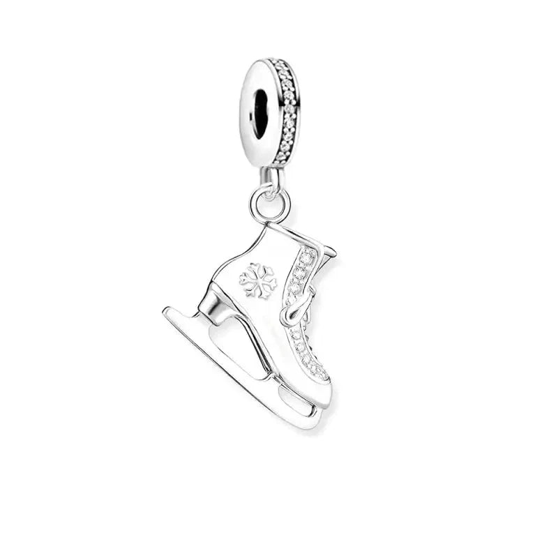 ice-skate-charm charm Pandora Jewelry fits bracelet affordable