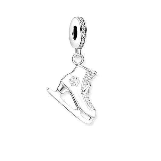 ice-skate-charm charm Pandora Jewelry fits bracelet affordable