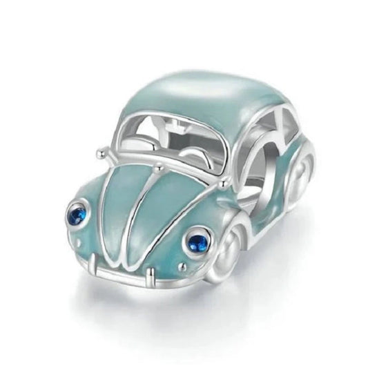 Volkswagen Beetle Blue Car Charm