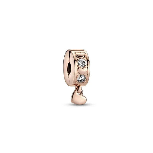 Infinite Hearts Sparkling Dangling Clip