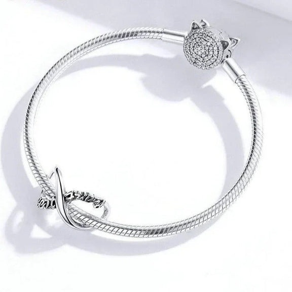 Infinity BFF Charm - infinity-bff fits Pandora bracelet affordable Jewelry charm