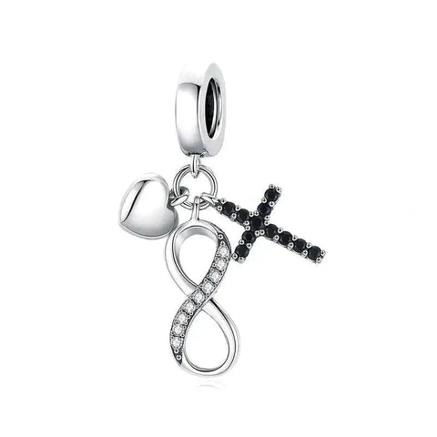 Infinity Cross Charm
