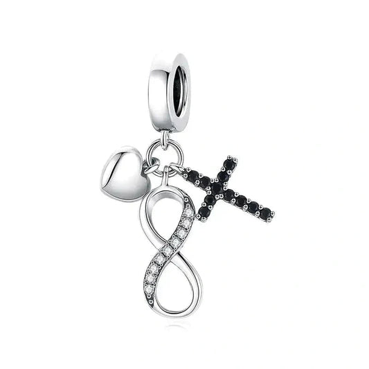 Infinity Cross Charm