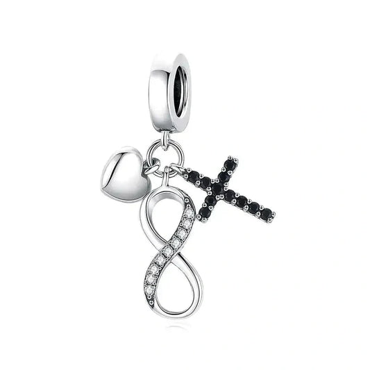 infinity-cross-charm affordable Jewelry fits Pandora bracelet charm