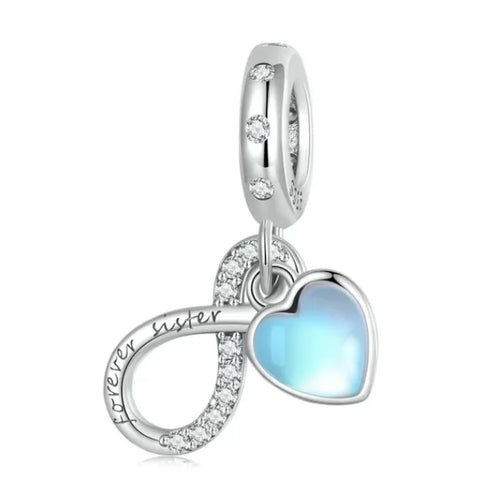 Infinity Sister Dangle Charm - Infinity Sister Dangle Charm