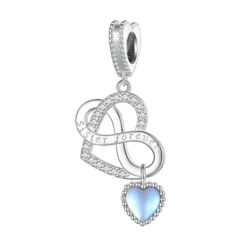 Infinity Sister Forever Dangle Charm