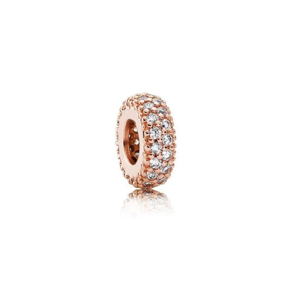 Inspiration Within Spacer - PANDORA ROSE - Inspirational spacer charm in Pandora Rose, perfect for adding motivational style to charm bracelets