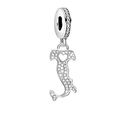 Sparkling Italy-shaped charm.