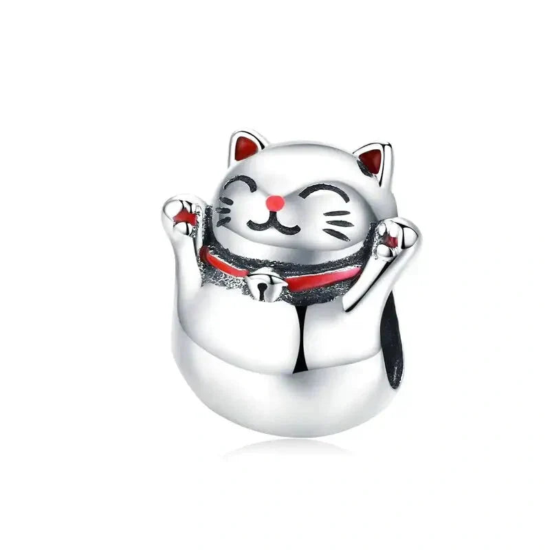 japanese-cat charm Jewelry Pandora affordable fits bracelet