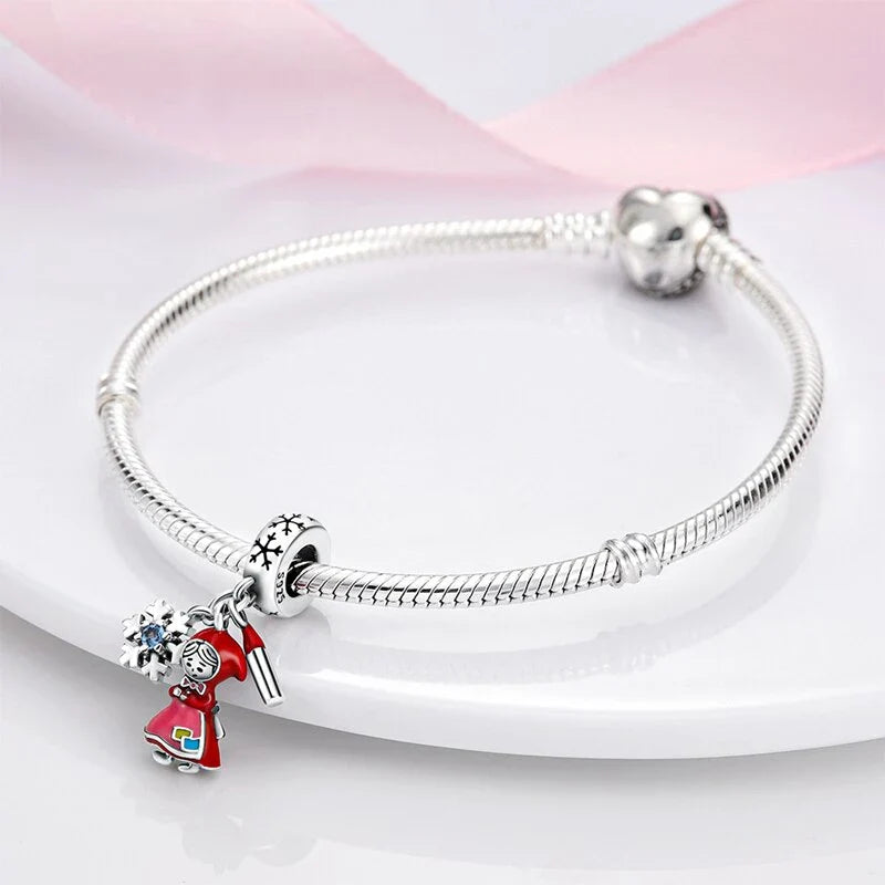 jasmines snowflake pandora charm bracelet