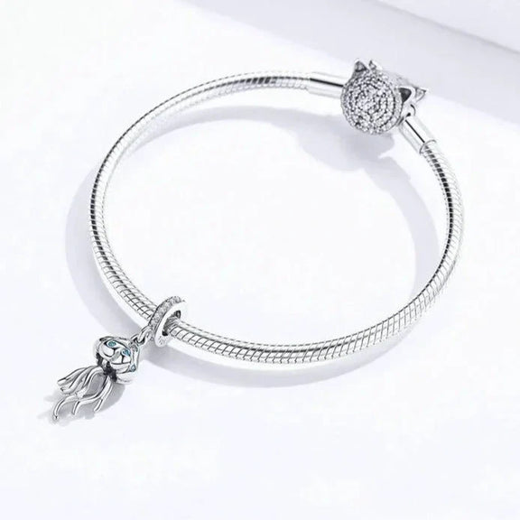 Jellyfish Charm - jellyfish-charm charm Pandora affordable Jewelry fits bracelet