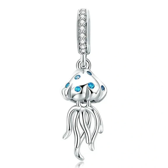 Jellyfish Charm - jellyfish-charm Pandora charm fits bracelet affordable Jewelry