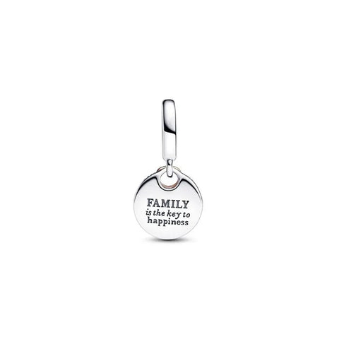 Key to Happiness Double Dangle Charm