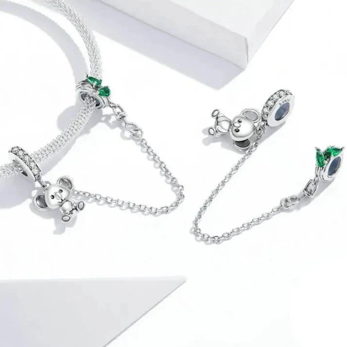 koala-safety-chain Jewelry affordable charm fits Pandora bracelet