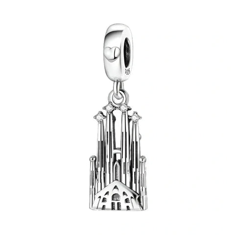 jewlouli la sagrada familia pandora charm jewelry fits pandora bracelet