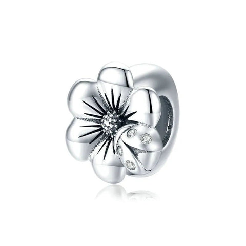 Ladybug Flower Charm