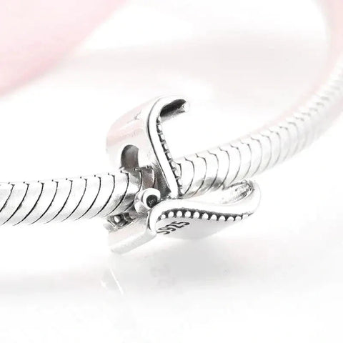 Silver Letter L Charm - Silver Letter L Charm