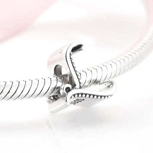 Silver Letter L Charm