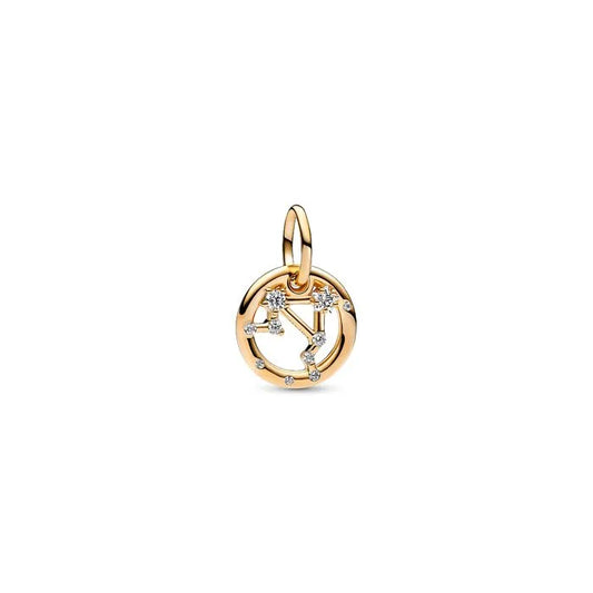 Libra Zodiac Dangle Charm Pandora Shine - Charming dangle representing the Libra zodiac, crafted in elegant Pandora Shine.