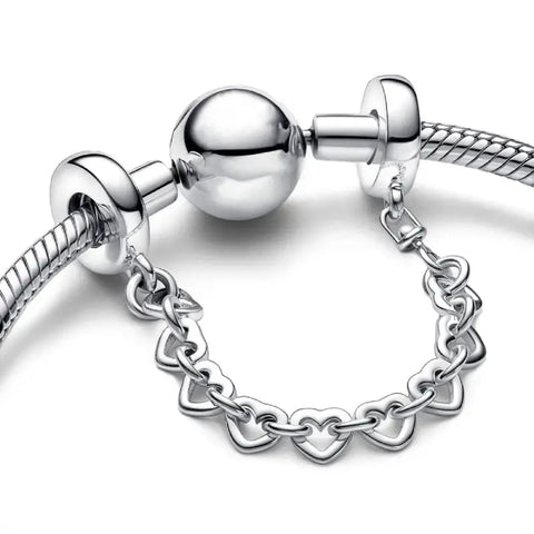 Linked Hearts Safety Chain