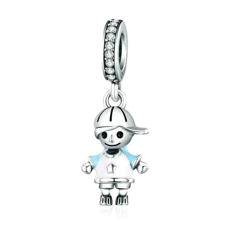 little-boy-charm Jewelry fits Pandora bracelet affordable charm