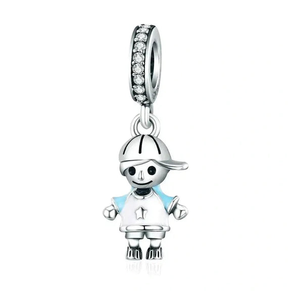 Little Boy Charm - little-boy-charm Jewelry fits Pandora bracelet affordable charm