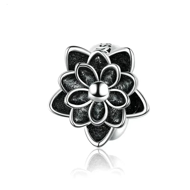 lotus-flower-charm charm fits Pandora bracelet affordable Jewelry