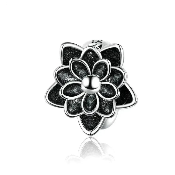 Lotus Flower Charm - lotus-flower-charm charm fits Pandora bracelet affordable Jewelry