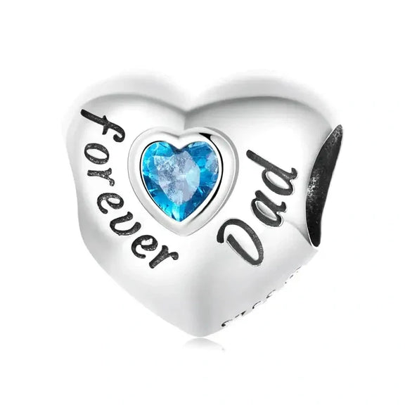 Love Forever Dad Charm - love-forever-dad-charm Jewelry Pandora fits bracelet charm affordable