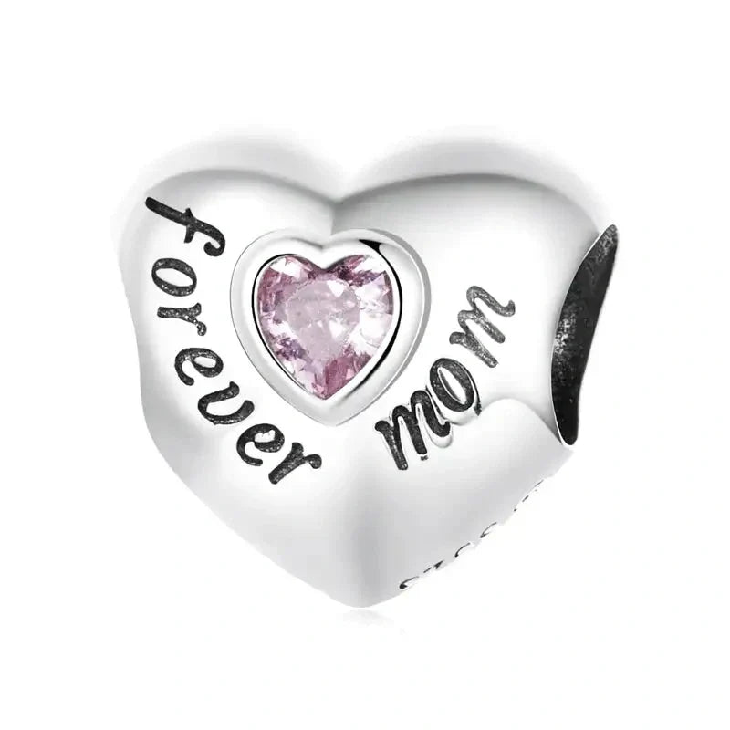 love-mom-forever-charm charm fits Pandora bracelet Jewelry affordable