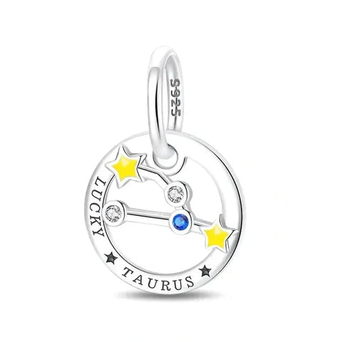 Lucky Taurus Charm - Fits pandora Bracelet