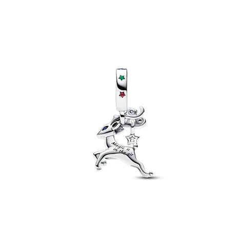 Magical Christmas Reindeer Dangle Charm