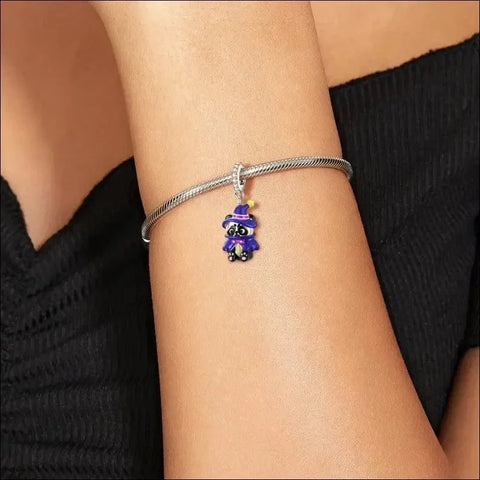 jewlouli magical panda witch dangle pandora charm jewelry fits pandora bracelet