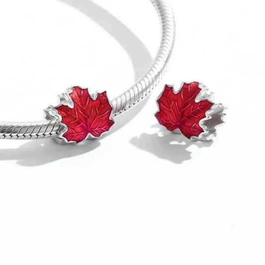 maple-leaf Pandora Jewelry affordable fits bracelet charm
