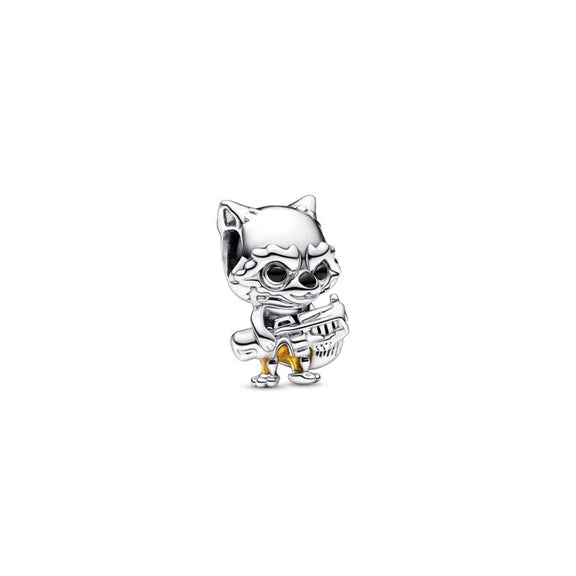 Marvel, Guardians of the Galaxy Rocket Raccoon Charm - Disney Pixar WALL-E and Eve glow-in-the-dark dangle charm, a nostalgic piece with luminous detail