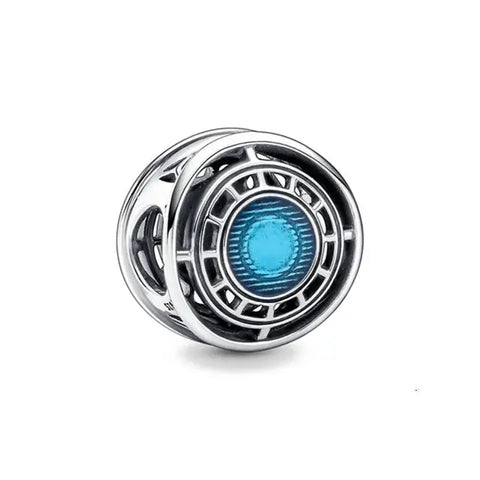 Marvel The Avengers Iron Man Arc Reactor Charm - Arc reactor charm from Iron Man, adding a heroic Marvel touch.
