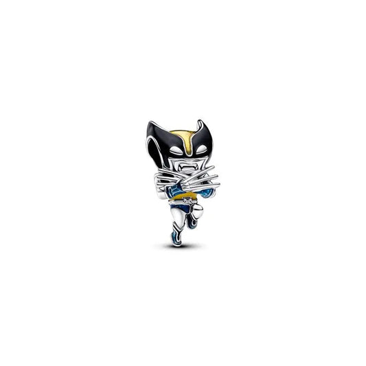 Marvel Wolverine Charm - Detailed charm inspired by Wolverine, ideal for adding a superhero touch to bracelets.