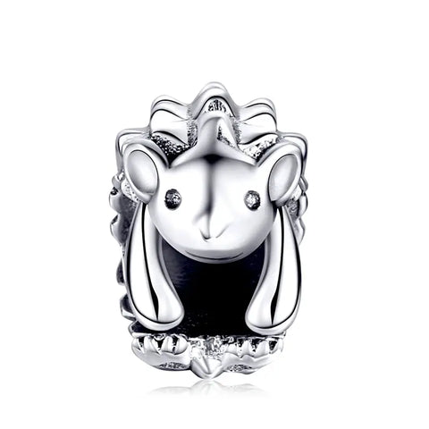Hedgehog Silver Charm