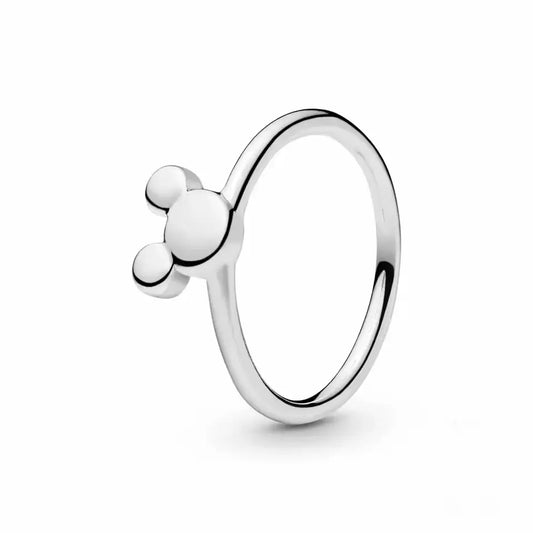 Disney Mickey silver Silhouette ring