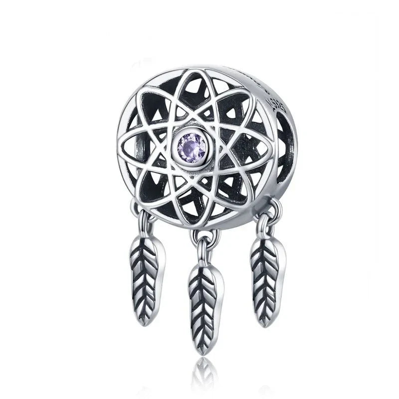 mini-dream-catcher fits Pandora bracelet affordable charm Jewelry