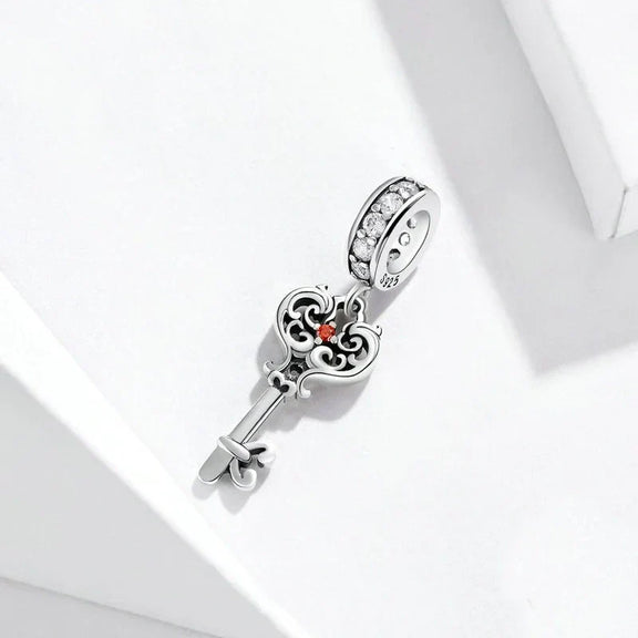 Mini Key Charm - mini-key Pandora Jewelry affordable fits bracelet charm