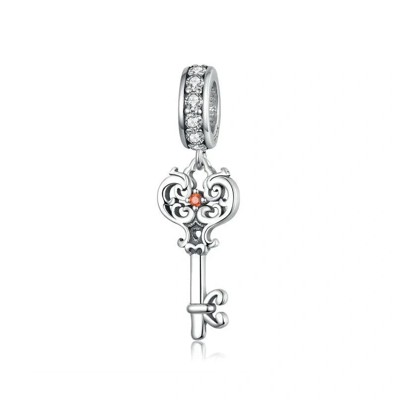 mini-key Pandora Jewelry affordable charm fits bracelet