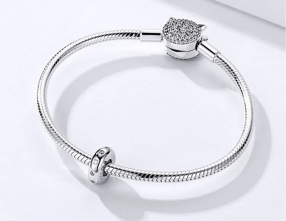 Sparkling Diamond Barrel Charm - Sparkling Diamond Barrel Charm