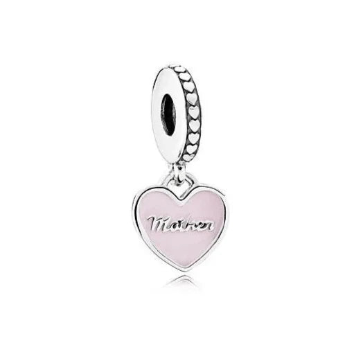 Mother & Daughter Hearts Charm