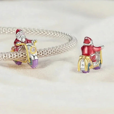 Motorbike Santa Charm - Motorbike Santa Charm