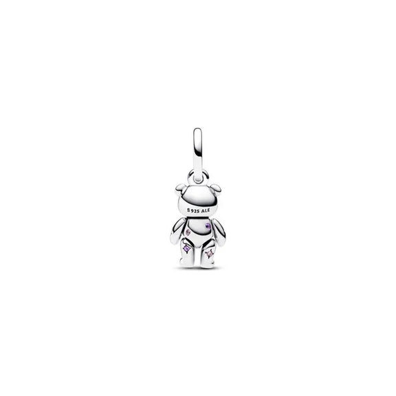 Movable Teddy Bear Dangle Charm - Movable teddy bear dangle charm, a playful and interactive charm for bracelets